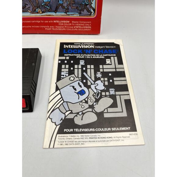 Lock N Chase (for Mattel Intellivision) CIB Complete - Picture 7 of 7